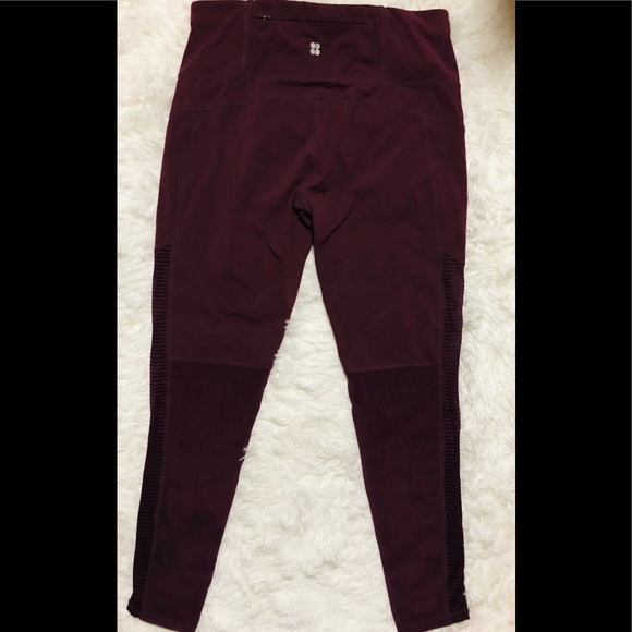 Sweaty Betty Burgundy Leggings Size Small EUC - Picture 9 of 9